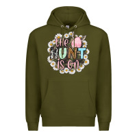 Army Green Easter Day The hunt is on Premium Hoodie - OliviaCreatesArt