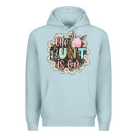 Blue Mist Easter Day The hunt is on Premium Hoodie - OliviaCreatesArt