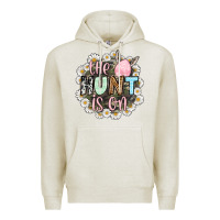 Oatmeal Heather Easter Day The hunt is on Premium Hoodie - OliviaCreatesArt