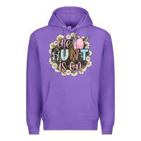 Purple Easter Day The hunt is on Premium Hoodie - OliviaCreatesArt