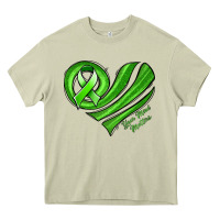 Mossy mental health awareness heart Heavy Core Tee - Jasminsmagicworld