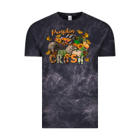 Cloud Black pumpkin crush truck Vintage Tee - LillyAllenDesigns