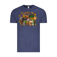 Vintage Denim pumpkin crush truck Vintage Tee - LillyAllenDesigns