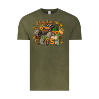 Vintage Olive pumpkin crush truck Vintage Tee - LillyAllenDesigns