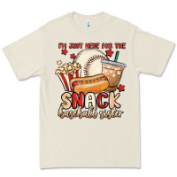 Bone i'm just here for the snack baseball sister Premium Tee - MaliasSmallBusiness