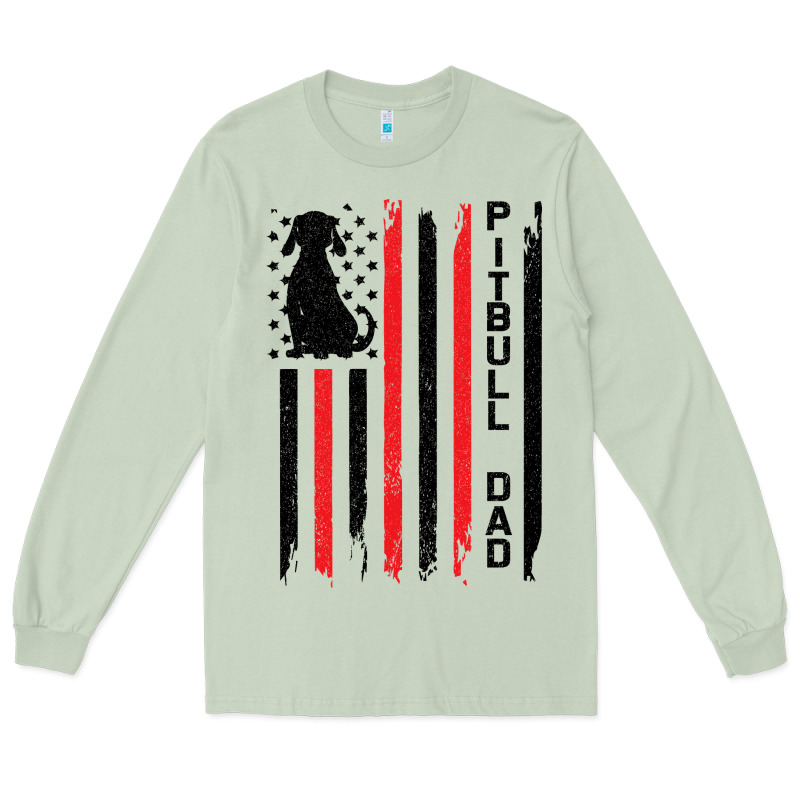 Pitbull Dad Long Sleeve Tee by Bettercallsaul | Teevron