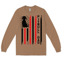 Toasted Coconut Pitbull Dad Long Sleeve Tee - Bettercallsaul