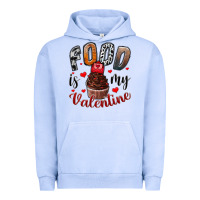 Pigment Grape Ice Food İs My Valentine Urban Hoodie - SublimationCraftShop