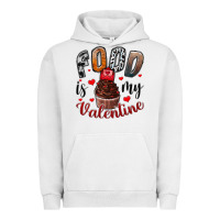 Pigment Lunar Rock Food İs My Valentine Urban Hoodie - SublimationCraftShop