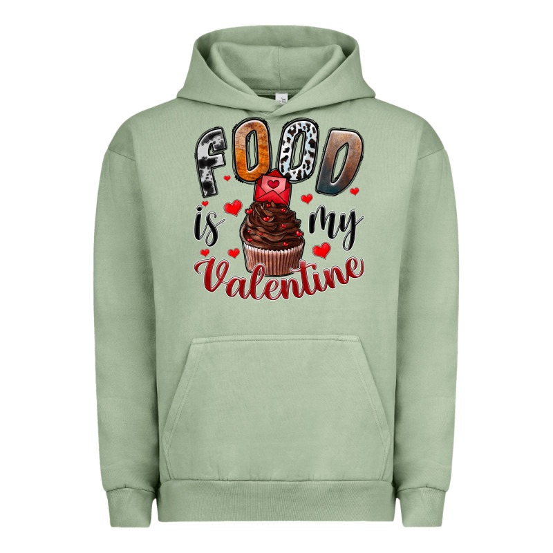 Food İs My Valentine Urban Hoodie by SublimationCraftShop | Teevron