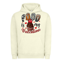 Pigment Pistachio Food İs My Valentine Urban Hoodie - SublimationCraftShop