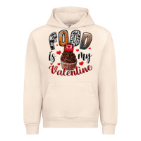 Sandshell Food İs My Valentine Urban Hoodie - SublimationCraftShop