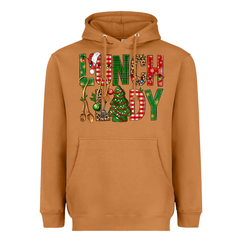 Lunch Lady Christmas Heavyweight Hoodie by BundleAndBundleShop | Teevron
