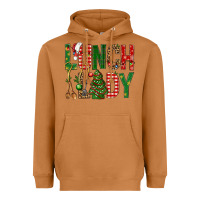 Meerkat Lunch Lady Christmas Heavyweight Hoodie - BundleAndBundleShop