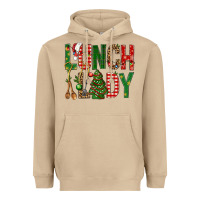Mushroom Lunch Lady Christmas Heavyweight Hoodie - BundleAndBundleShop