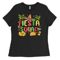 Black fiesta squad Ladies Tee - MaliasSmallBusiness