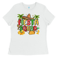 White fiesta squad Ladies Tee - MaliasSmallBusiness