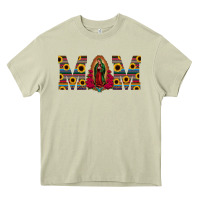 Mossy mom lady of guadalupe  serape sunflower Heavy Core Tee - Jasminsmagicworld
