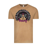 Vintage Camel racing checkered rainbow Vintage Tee - JahusDesignShop
