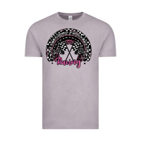 Racing Checkered Rainbow Vintage Tee | Teevron
