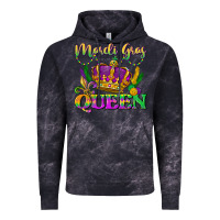 Cloud Black mardi gras queen Vintage Hoodie - LillyAllenDesigns