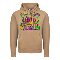 Vintage Coffee mardi gras queen Vintage Hoodie - LillyAllenDesigns