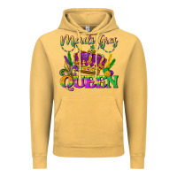 Vintage Mustard mardi gras queen Vintage Hoodie - LillyAllenDesigns