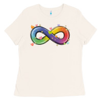 Bone infinity symbol autism Ladies Tee - MaliasSmallBusiness