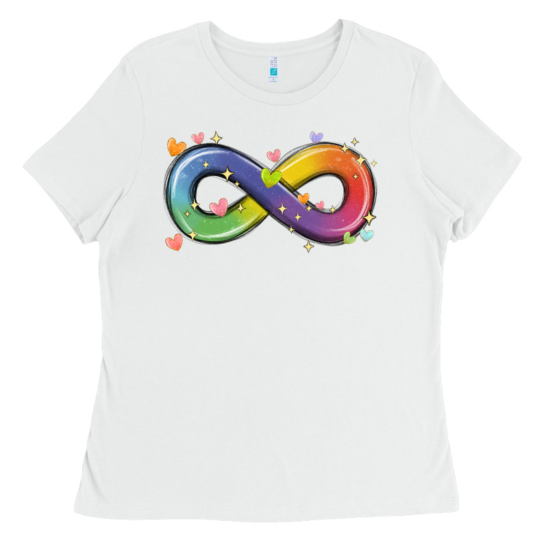Infinity Symbol Autism Ladies Tee by MaliasSmallBusiness | Teevron
