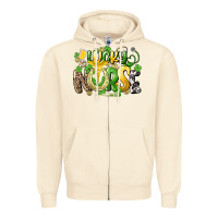 Sandshell lucky nurse St. Patrick's Zipper Hoodie - HowdyJamesFarm
