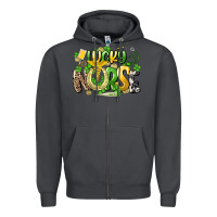 Smoke lucky nurse St. Patrick's Zipper Hoodie - HowdyJamesFarm