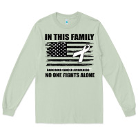 Matcha No One Fights Alone Pancreatic Cancer Awareness Long Sleeve Tee - Bettercallsaul