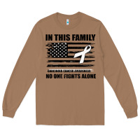 Toasted Coconut No One Fights Alone Pancreatic Cancer Awareness Long Sleeve Tee - Bettercallsaul