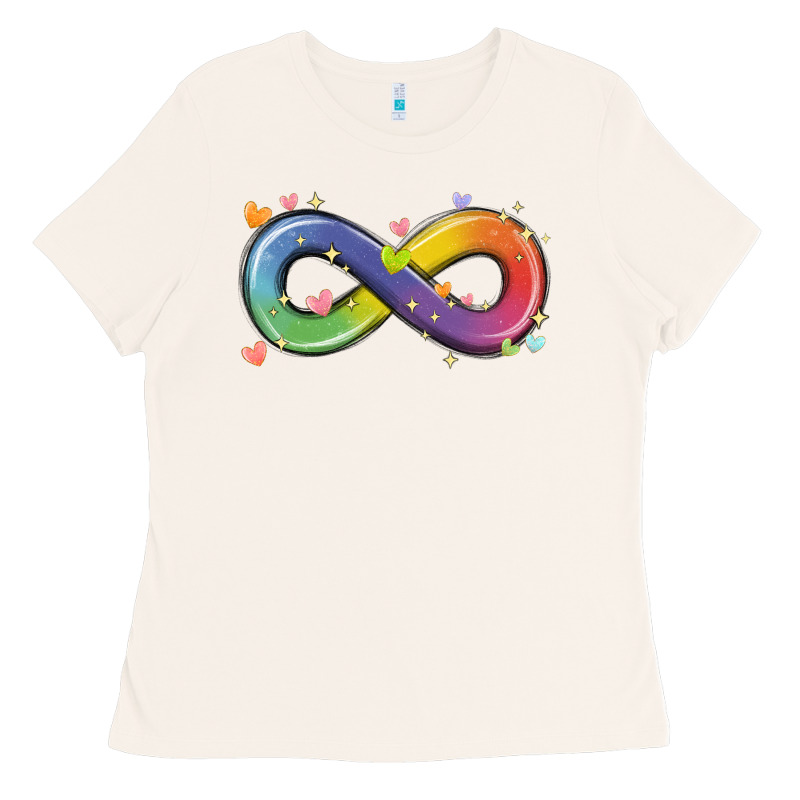 Infinity Symbol Autism Ladies Tee by MaliasSmallBusiness | Teevron