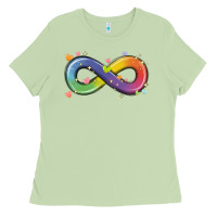 Matcha infinity symbol autism Ladies Tee - MaliasSmallBusiness
