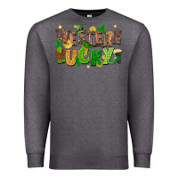 Charcoal Heather Western Lucky Premium Sweatshirt - FaDigitalArtStudio