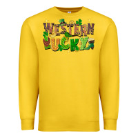 Lemon Western Lucky Premium Sweatshirt - FaDigitalArtStudio