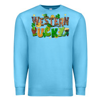 Ocean Blue Western Lucky Premium Sweatshirt - FaDigitalArtStudio