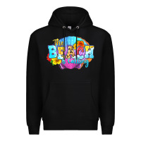 Black The beach is calling Premium Hoodie - FaDigitalArtStudio