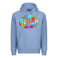 Colony Blue The beach is calling Premium Hoodie - FaDigitalArtStudio