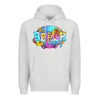 Dove Grey The beach is calling Premium Hoodie - FaDigitalArtStudio