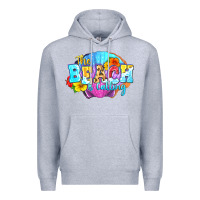 Heather Grey The beach is calling Premium Hoodie - FaDigitalArtStudio