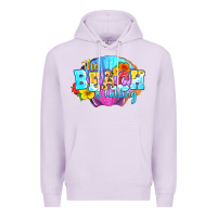 Lilac The beach is calling Premium Hoodie - FaDigitalArtStudio