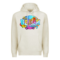 Oatmeal Heather The beach is calling Premium Hoodie - FaDigitalArtStudio
