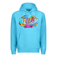 Ocean Blue The beach is calling Premium Hoodie - FaDigitalArtStudio