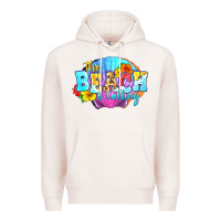 Pale Pink The beach is calling Premium Hoodie - FaDigitalArtStudio