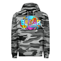 Slate Camo The beach is calling Premium Hoodie - FaDigitalArtStudio