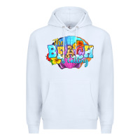 White The beach is calling Premium Hoodie - FaDigitalArtStudio