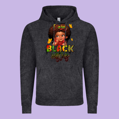 I Am Black History Juneteenth Vintage Hoodie Designed By Lillyallendesigns