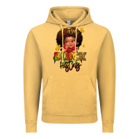 Vintage Mustard i am black history juneteenth Vintage Hoodie - LillyAllenDesigns